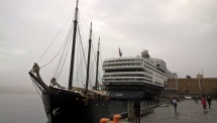 Holland America's Verdeen docked in Halifax, Nova Scotia