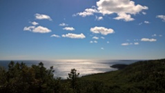 View from a trail at Acadia National Park
