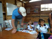 Pete helping Kindergarten students